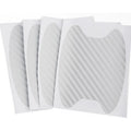 Car door sticker 4-piece set, scratch-proof cover, automatic door handle protective film, external accessories Qme 4pcs Silvery