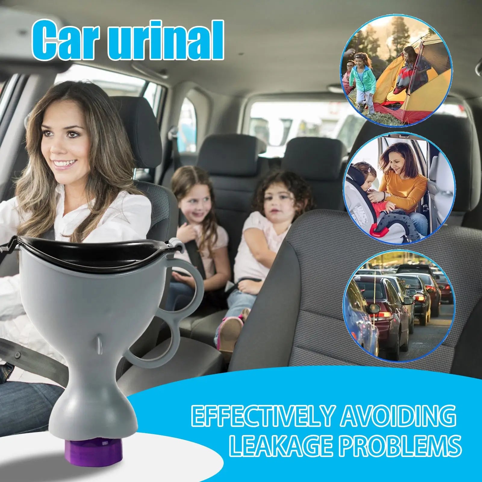Travel Urinals Men Portable Leakproof Urinal Pee Bottle Bedside Qme