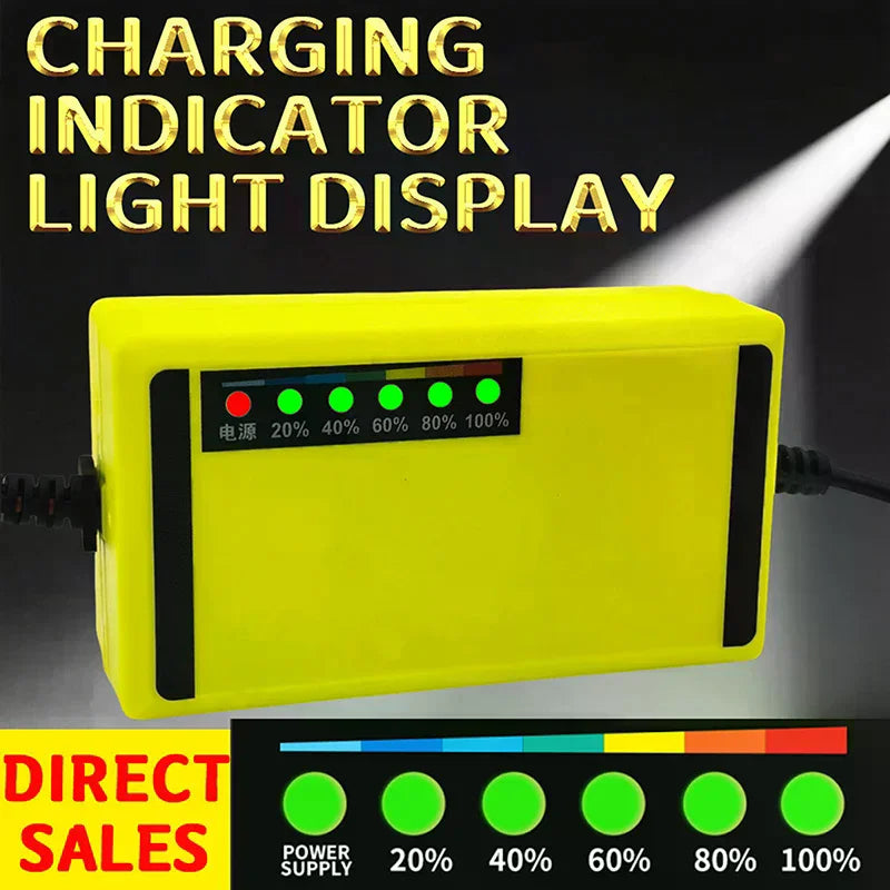 12V 4AH-20AH Car Battery Charger 220V Power Puls Repair Charger Wet Dry Lead Acid Battery LED Display Moto Truck Battery Charger Qme