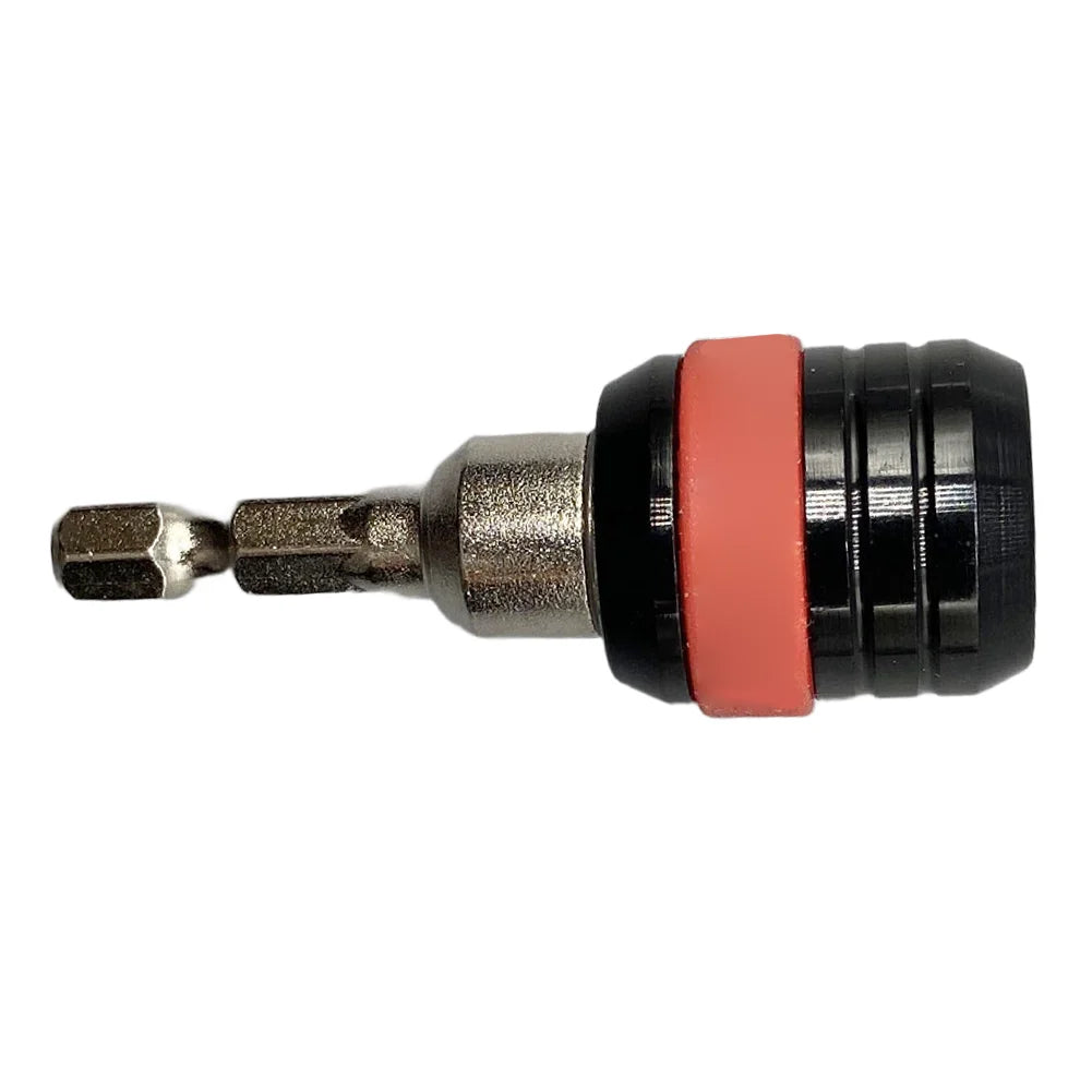 Bit Holder 60mm Hex Shank Quick Coupling 1/4 Electric Holder Drill Chuck Adapter Single-headed Screw Extractor Tool Qme
