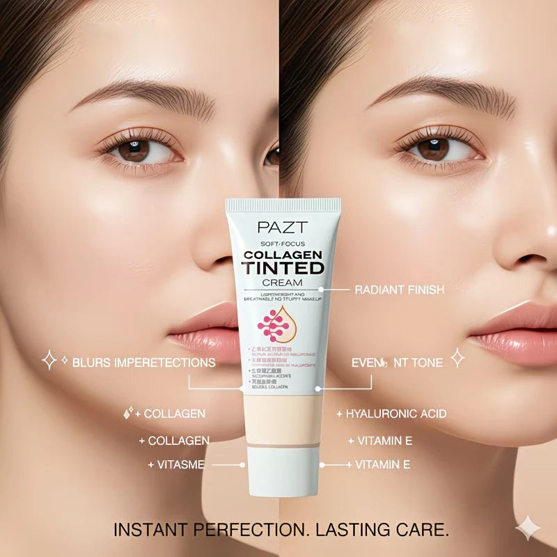Soft Scorched Collagen Colored Face Cream Durable Waterproof Suitable Qme