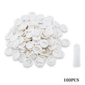 Disposable Latex Finger Cots Medium Anti Static Rubber Fingertip Protective Finger Cots for Epoxy Resin Handmade Jewelry DIY Qme Set 1