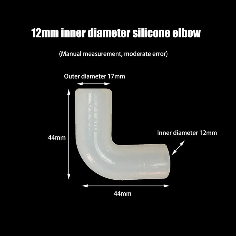 Rubber Coupling Pipe Irrigation Garden Silicone Elbow Flexible Repair Qme A5