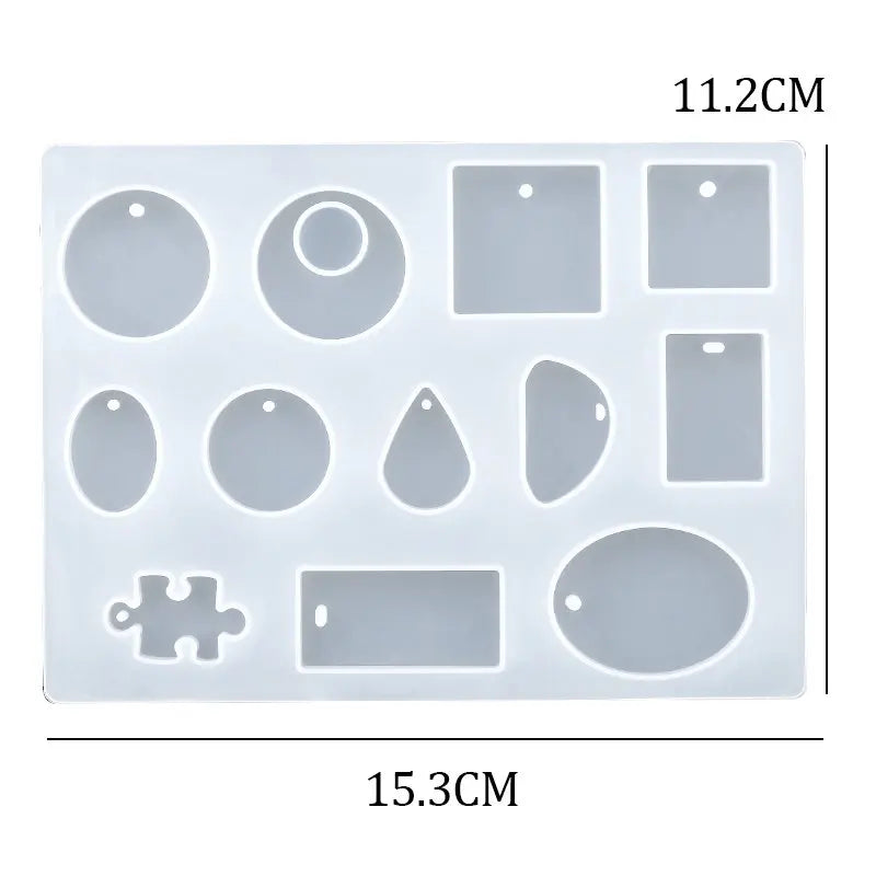Earring Resin Molds Jewelry Casting Silicone Pendent Epoxy Women