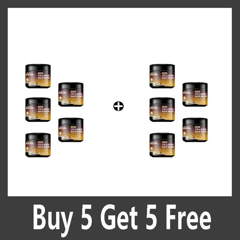 Keratin Hair Mask Moisturizer Conditioner Soft Smooth Frizz Damaged Hair Care Repair Damaged Hair Restore Shine Mask Qme Buy 5 Get 5 Free
