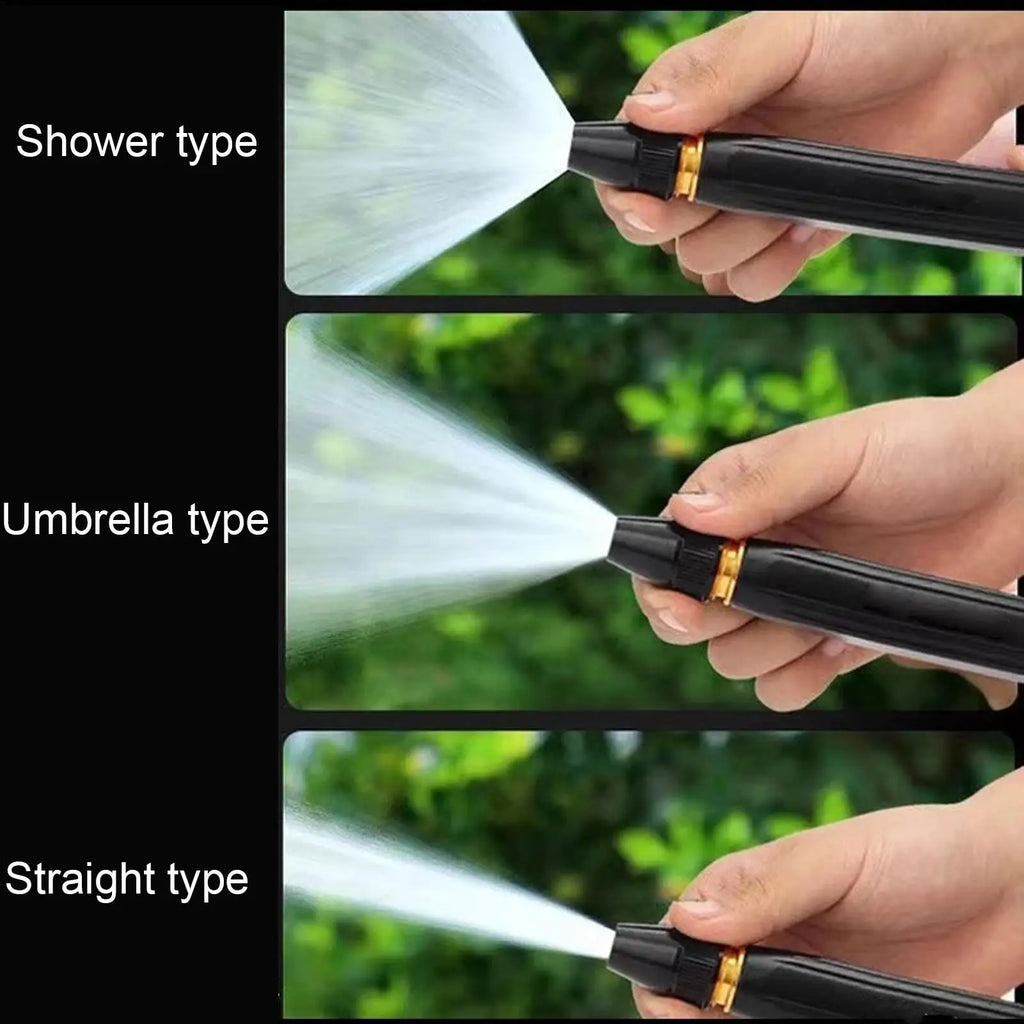 Adjustable Car Wash Water Gun Pressure Metal Straight Nozzle Washer Qme