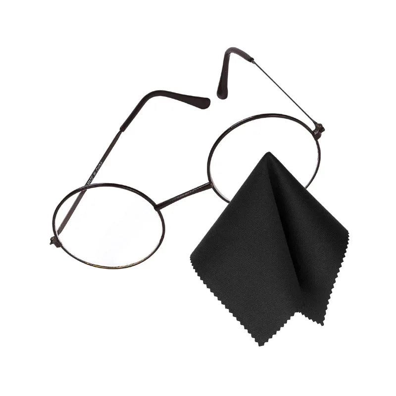 10Pc Ultra-fine Fiber Eyeglass Cloth Sunglasses Lens Cleaning Cloth Double-sided Velvet Instrument Cleaning Cloth Eyeglass Cloth Qme