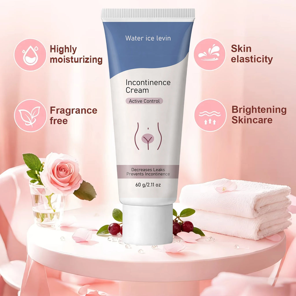 Active Control Incontinence Care Cream with Collagen, Gentle Moisturizing Intimate Skin Cream Qme