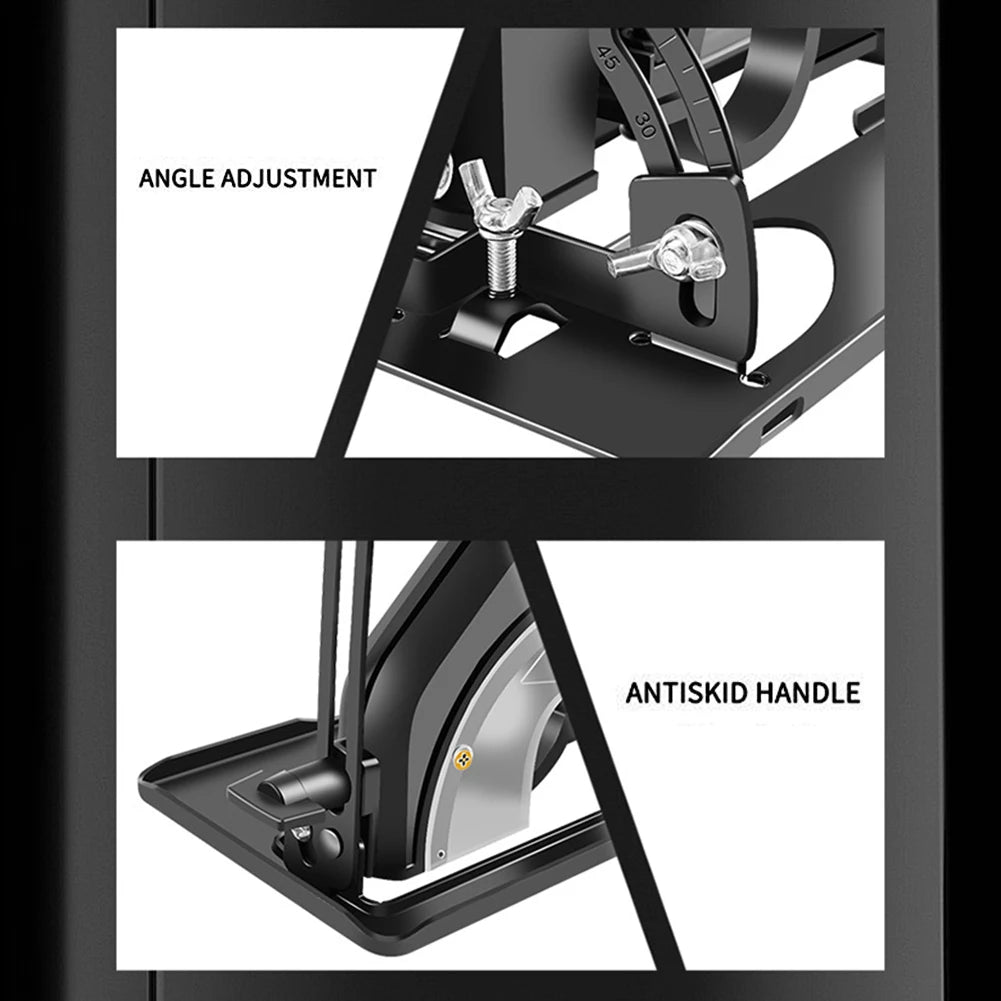 Angle Grinder Converter To Cutting Machine Modified Positioning Bracket Adjustable 0-45° Stable for 100/115/125mm Angle Grinder Qme