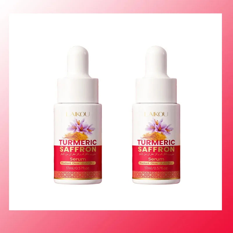 Turmeric Freckle Removing Whitening Essence Fade Pigmentation Melasma Dark Spots Corrector Repair Serum Korean Skin Care Qme 2pc