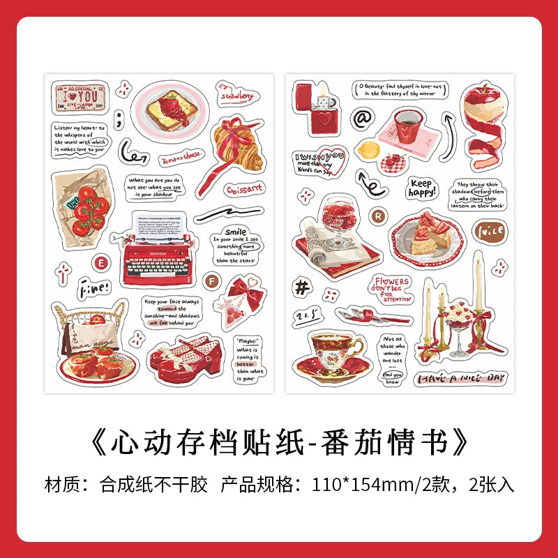 TIANZI Cute Japanese Life Items Stickers Travel Diary DIY Scrapbook Diary Album Magazine Material Stickers Korean Stationery Qme A