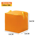 Large Capacity Moving Packing Bag Storage Bag Cotton Quilt Bag Miscellaneous Woven Luggage Bag Clothing Sorting and Storage Bag Qme Yellow 180L