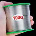 20/100g Low Temperature Easy Melt Solder Wire Universal Silver Welding Rod Cored Weld Wire No Need Solder Powder Soldering Rods Qme 1.0mm 20g