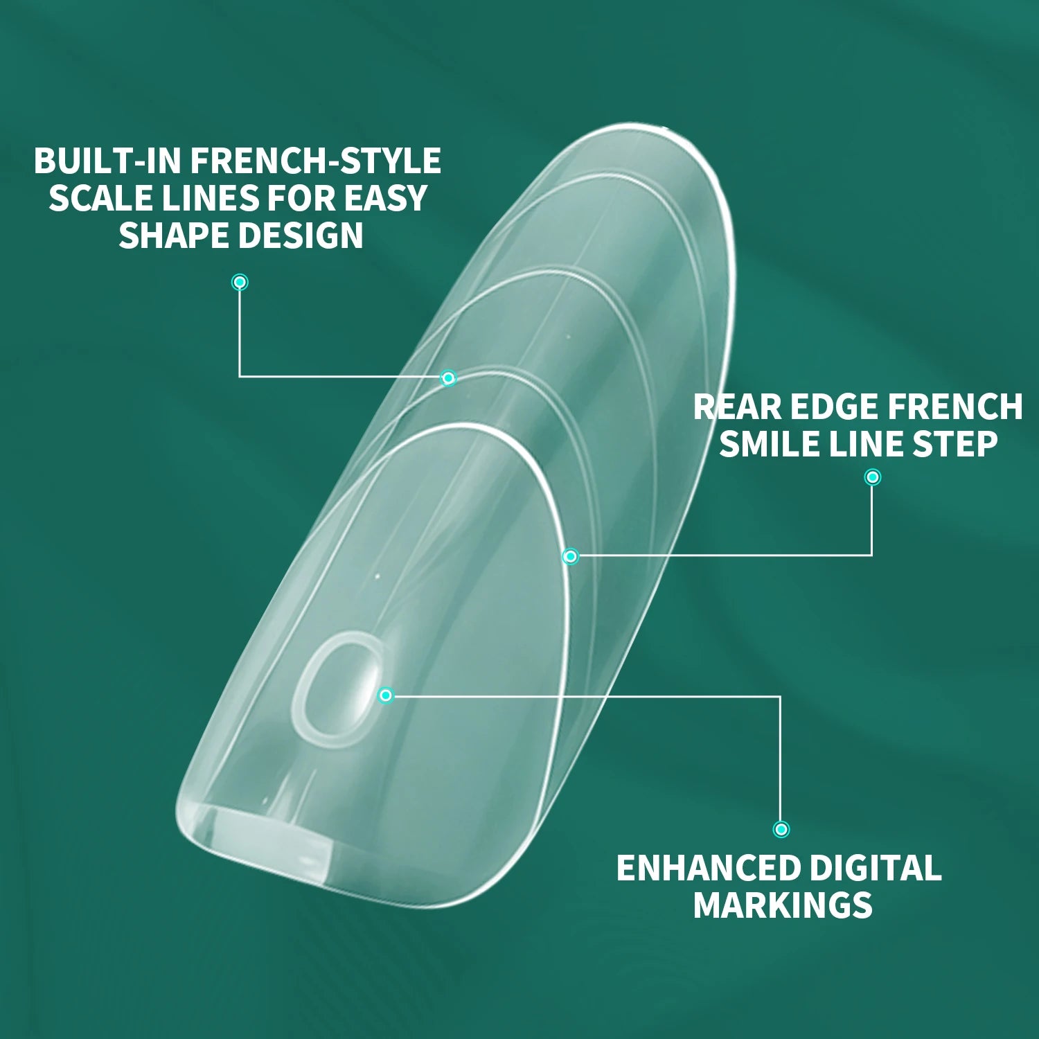 Nailpop Ellipse Nail Dual Forms 15 French Fast Construction Pink Qme