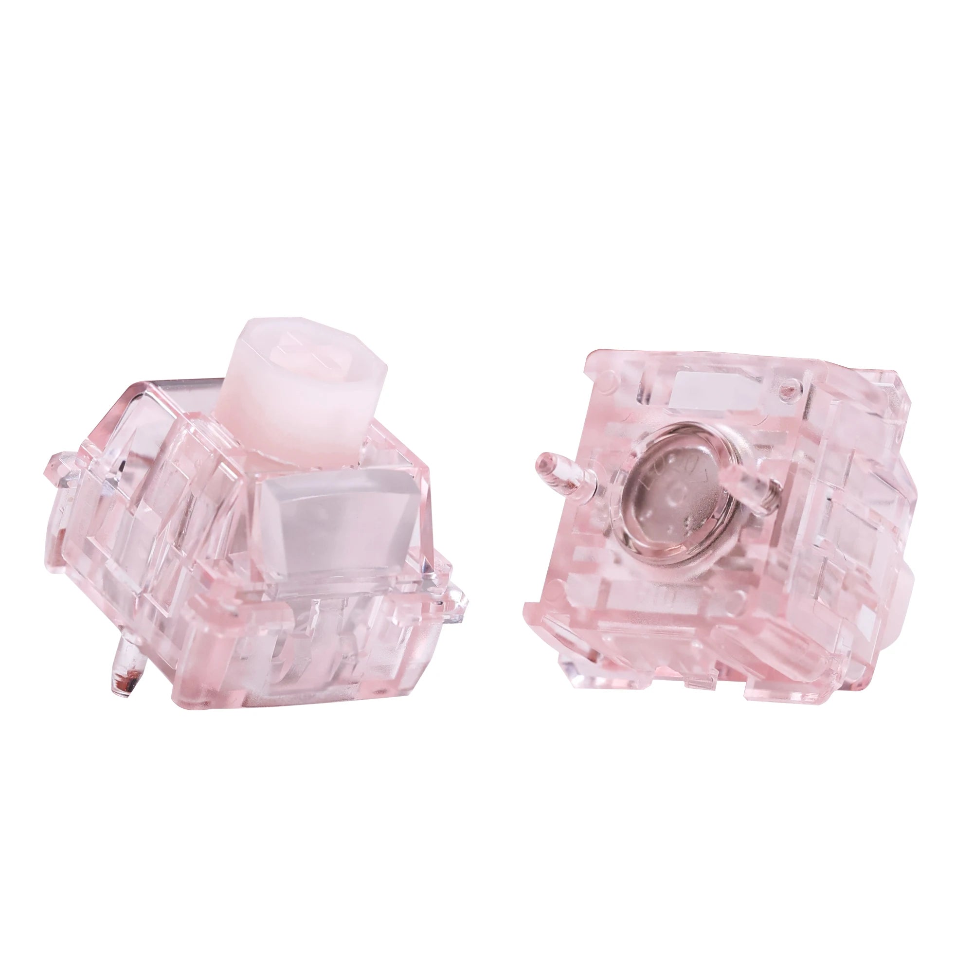 Wuque Studio WS Flux HE Switch Deep Clacky Sound 35gf Magnetic Linear Keyboard Switches Hall Effect Keyboard Fine Lubrd Pink Qme pink 61pcs