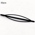30pcs Ladies' Black Hair Clip, Black Metal Hair Clip, Suitable for Girls' Hair Clip Qme 30pcs