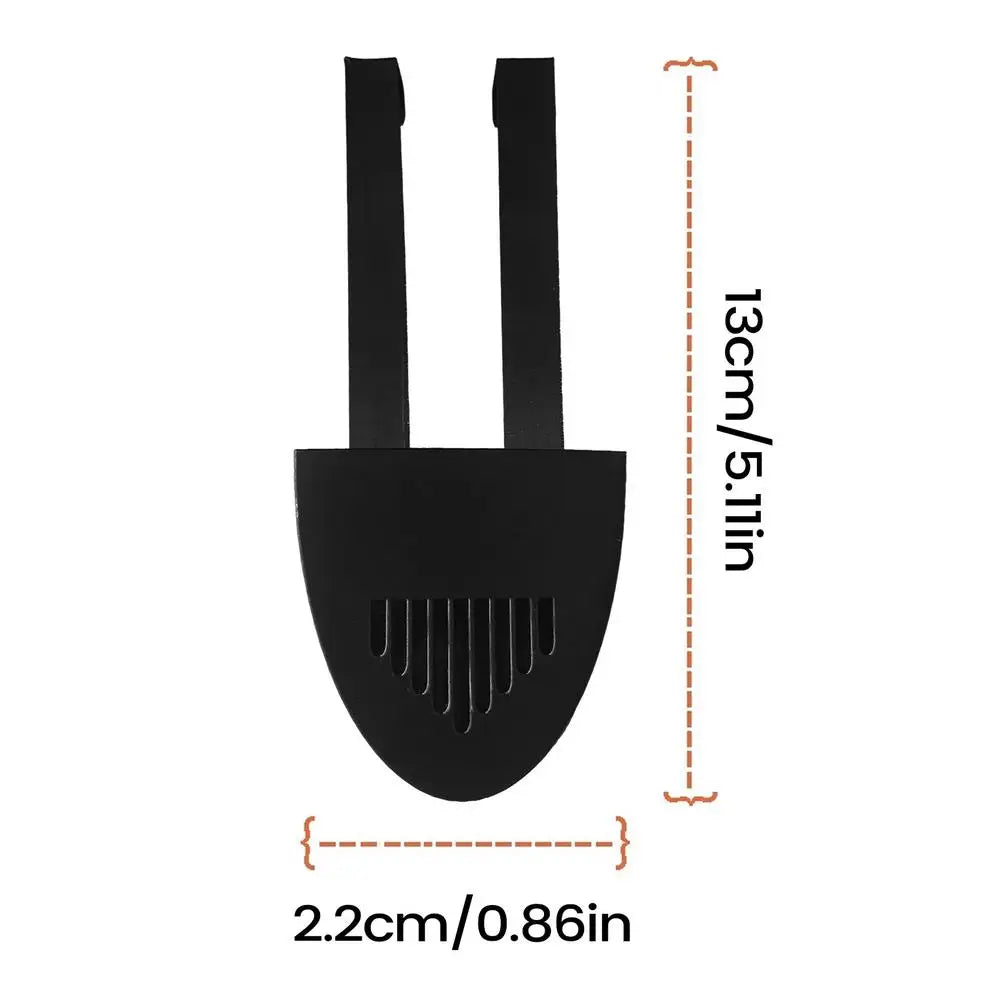 Toilet Tank Cleaner Tablet Holder Anti-Slip Stable Suspending Toilet Cleaning Tablet Holder for Bathroom Dorm Apartment Home RV Qme Black