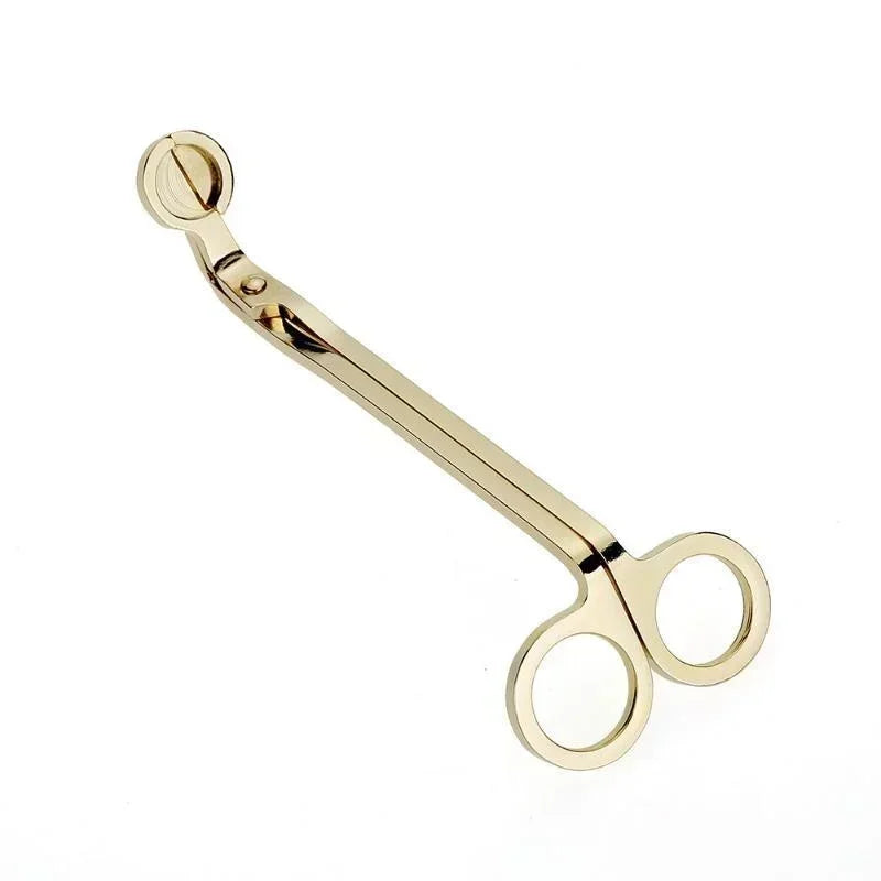 Candle Wick Trimmer Stainless Steel Scissors Trim Cutter Round Head Qme Gold