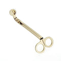Candle Wick Trimmer Stainless Steel Scissors Trim Cutter Round Head Qme Gold