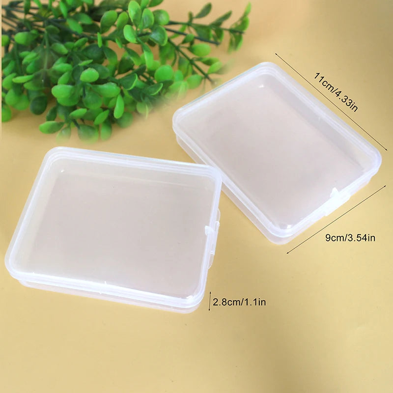 Desk Organizer Box Classification Stationery INS Transparent Plastic Qme