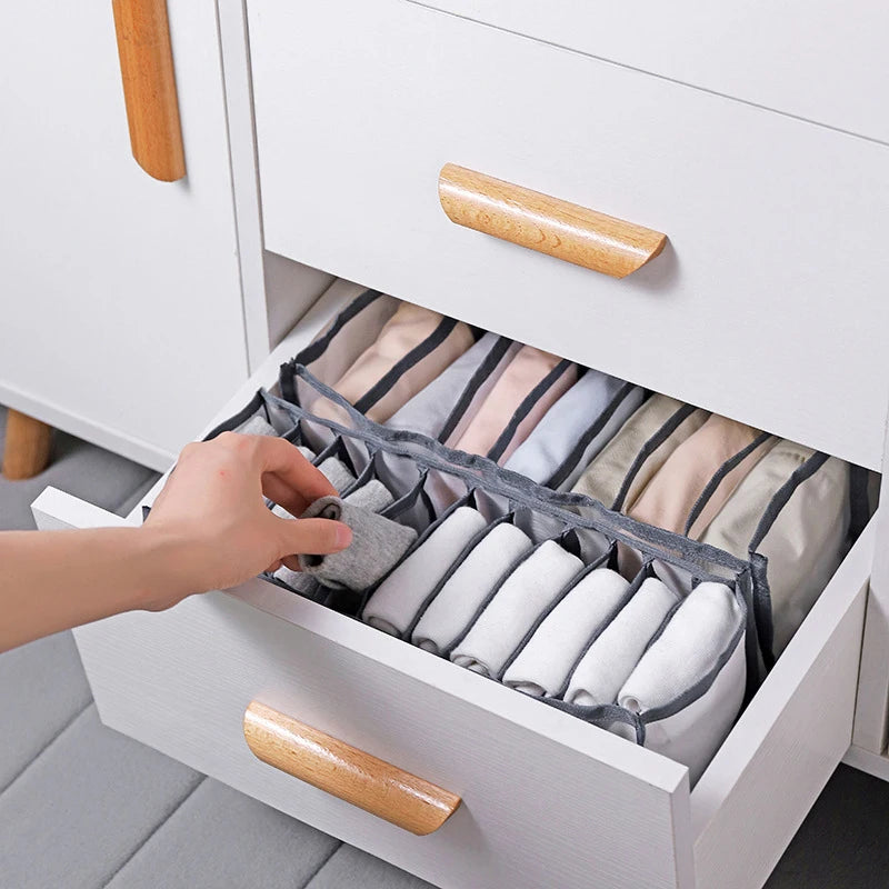 Wardrobe Clothes Organizer Drawers Separator Boxes Underwear Bra Qme