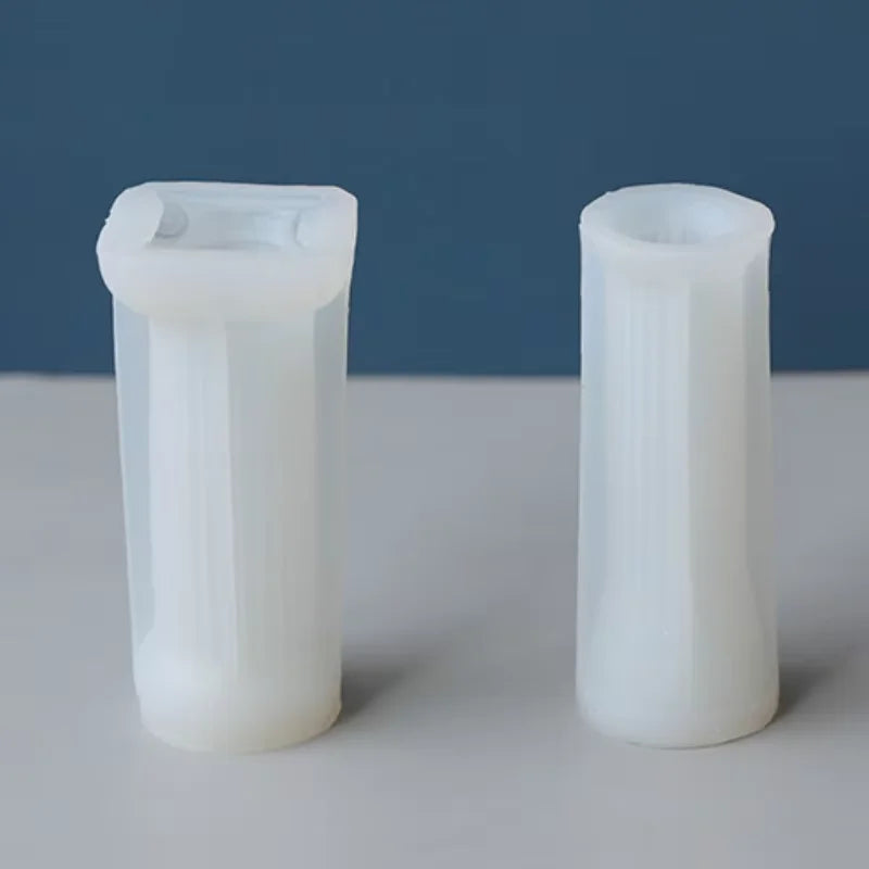 New European Roman Pillar Mold Aromatherapy Candle Mold Kitchen Baking Chocolate Molds Retro Home DecorDIY Gypsum Ornament Mould Qme