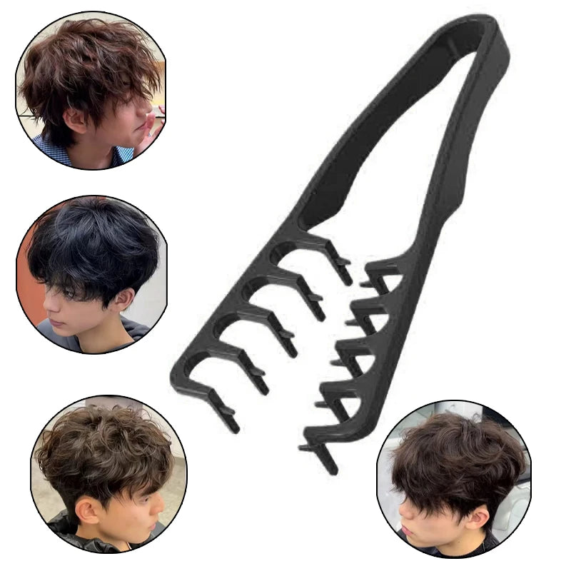 Fluffy Hairdressing Texture Comb Bangs Styling Combs Women Men Hair Qme