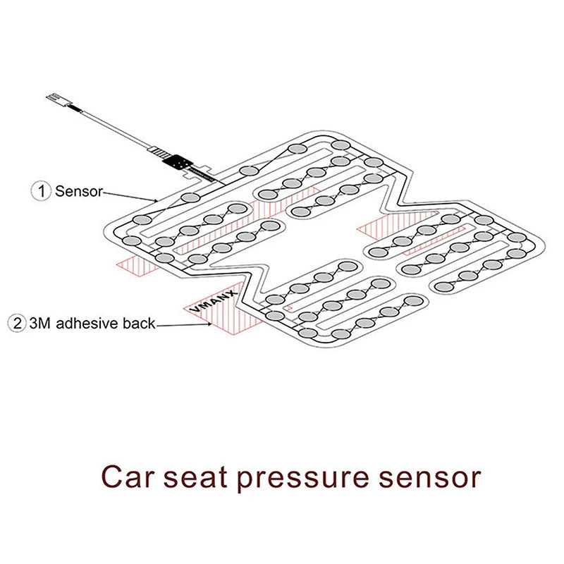Occupied Seated Alarm Accessory Universal Car Seat Pressure Sensor Qme