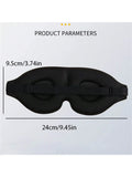 3D Sleep Mask Comes Ear Plugs Unisex Night Block Lights Soft Qme 1pc