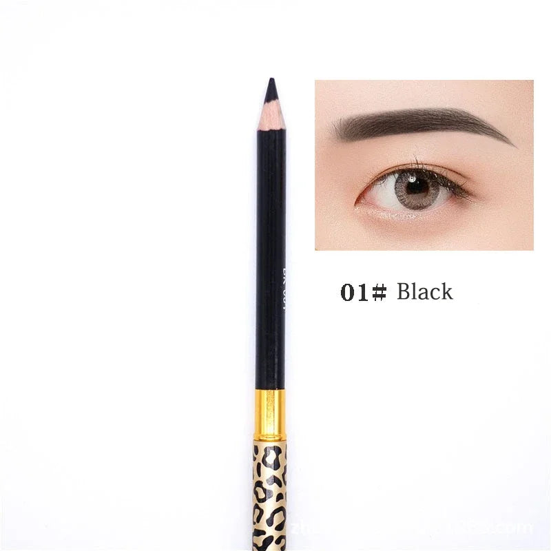 Eyebrow Pencil Cosmetics Makeup Tint Natural Long Lasting Paint Tattoo Eye Brow Waterproof Black Brown Eye Shadows Beauty Tool Qme 01 Black