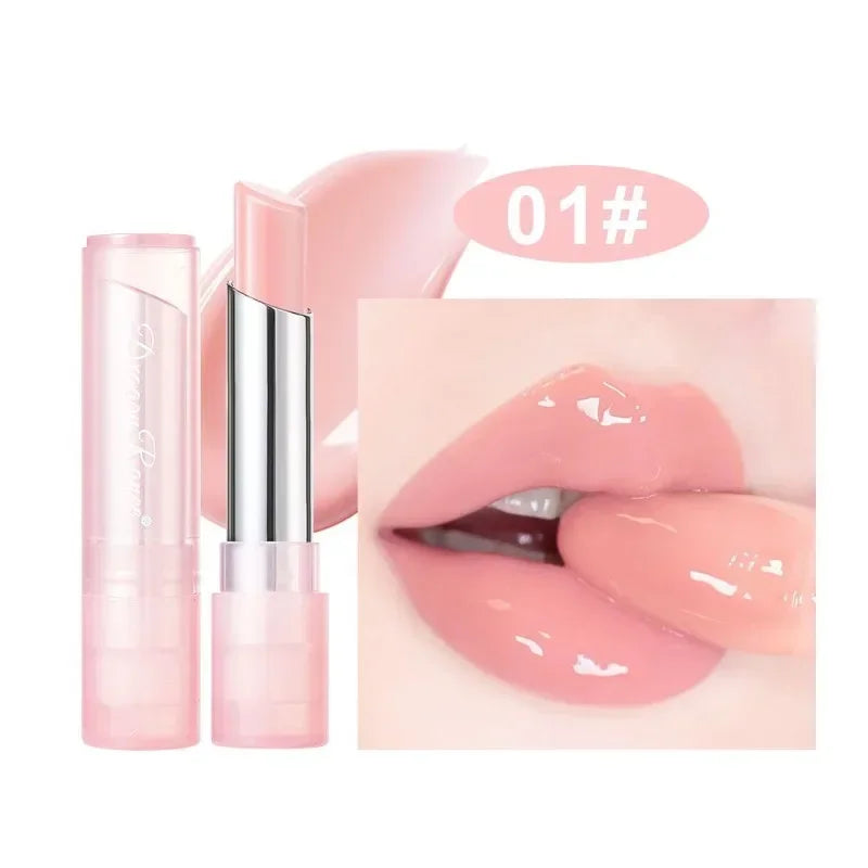 Jelly Tinted Lip Balm Moisturizing Lip-Primer Mask Cute Jelly Tinted Gloss Stick Lighten Lines Plump Lip Care Makeup Cosmetics Qme 01