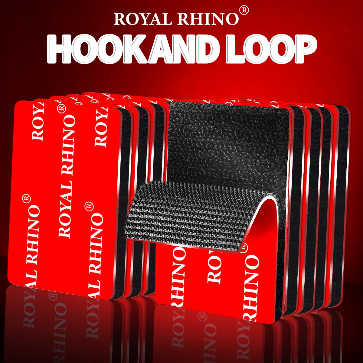 High-Adhesion Hook & Loop Pads Self-Adhesive Backing for DIY Floor Pads High Adhesion Heat-Resistant Hook and Loop Fasteners Qme
