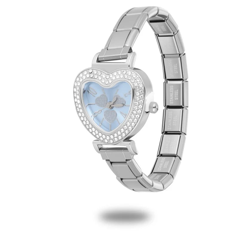 2026 Wholesale Love Heart Oval Dial Watches Women's DIY Width Italian