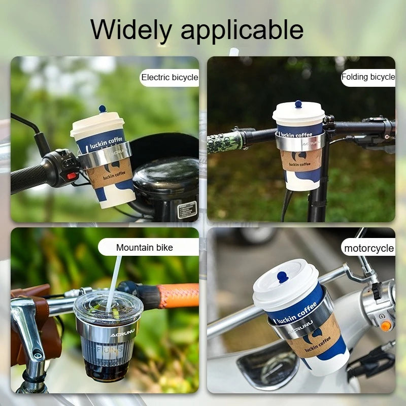 Bicycle Aluminum Alloy Kettle Cradle Electric Motorcycle Coffee Cup Qme