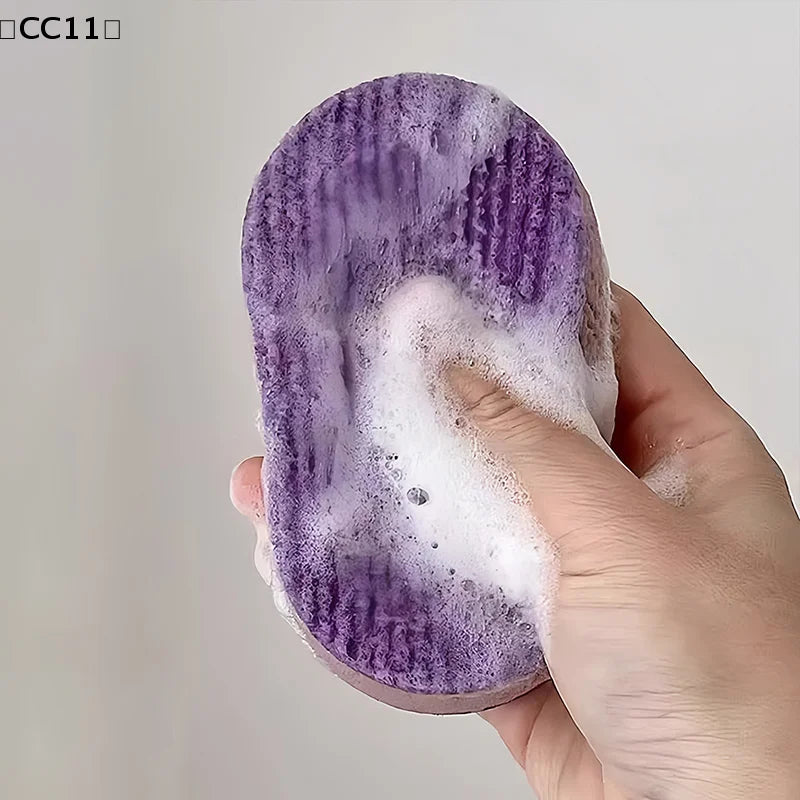 Thickened High-density Colorful Sponge Scrubber Double-sided Qme
