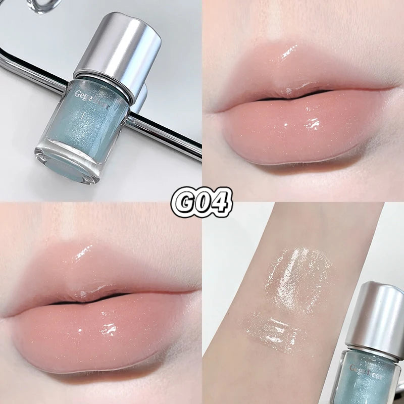 GEGE BEAR Water Light Mirror Lip Gloss Lasting Moisturizing Non-stick Qme GX1583-G04