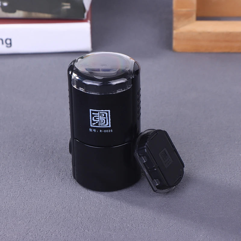 Customizable Self-inking Stamps 25 30 40 Round Large Self Inking Qme 25mm