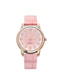 Ladies' high-end and cool style, niche quartz watch, women's simple temperament, retro square small dial Qme Pink