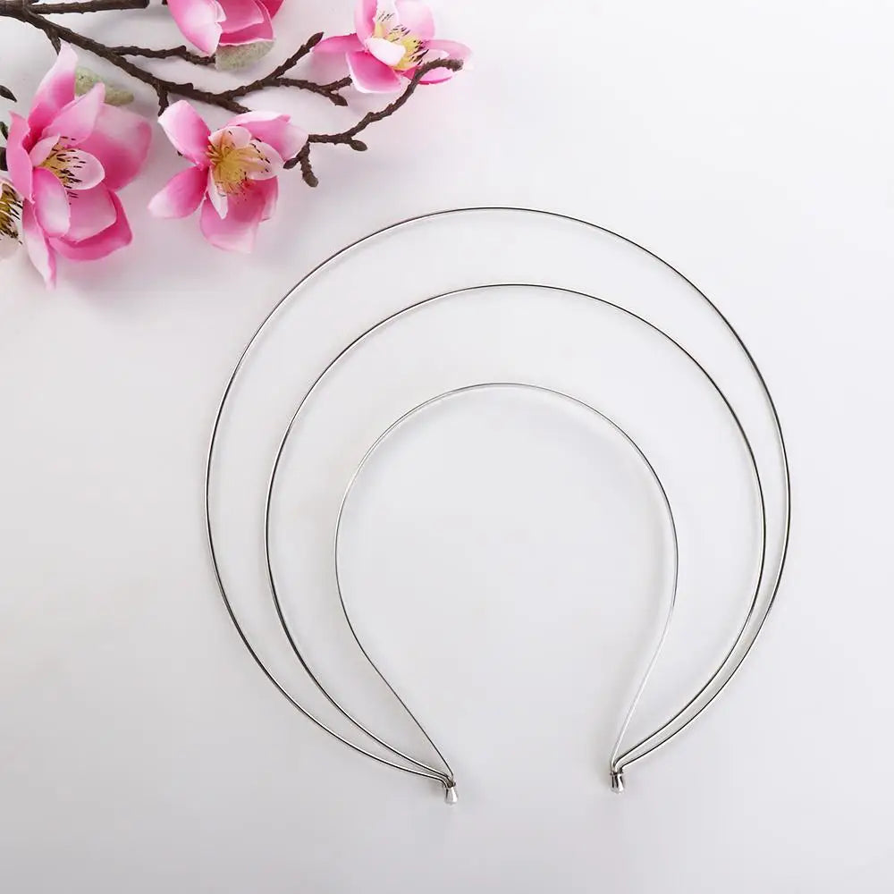 Multi-layer Non Slip Hairbands Goddess Hairbands Metal Band Headpiece Thin Korean Hair Hoop Glory Hair Crown Women DIY Headband Qme