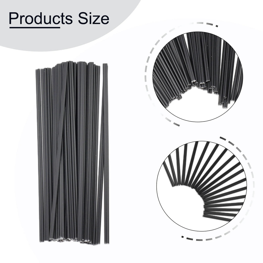 40 Pcs 200mm Length PP Black Plastic Welding Rods For Car Bumper Repair Welder Tool Herramientas Ferramentas Taladros Multitool Qme