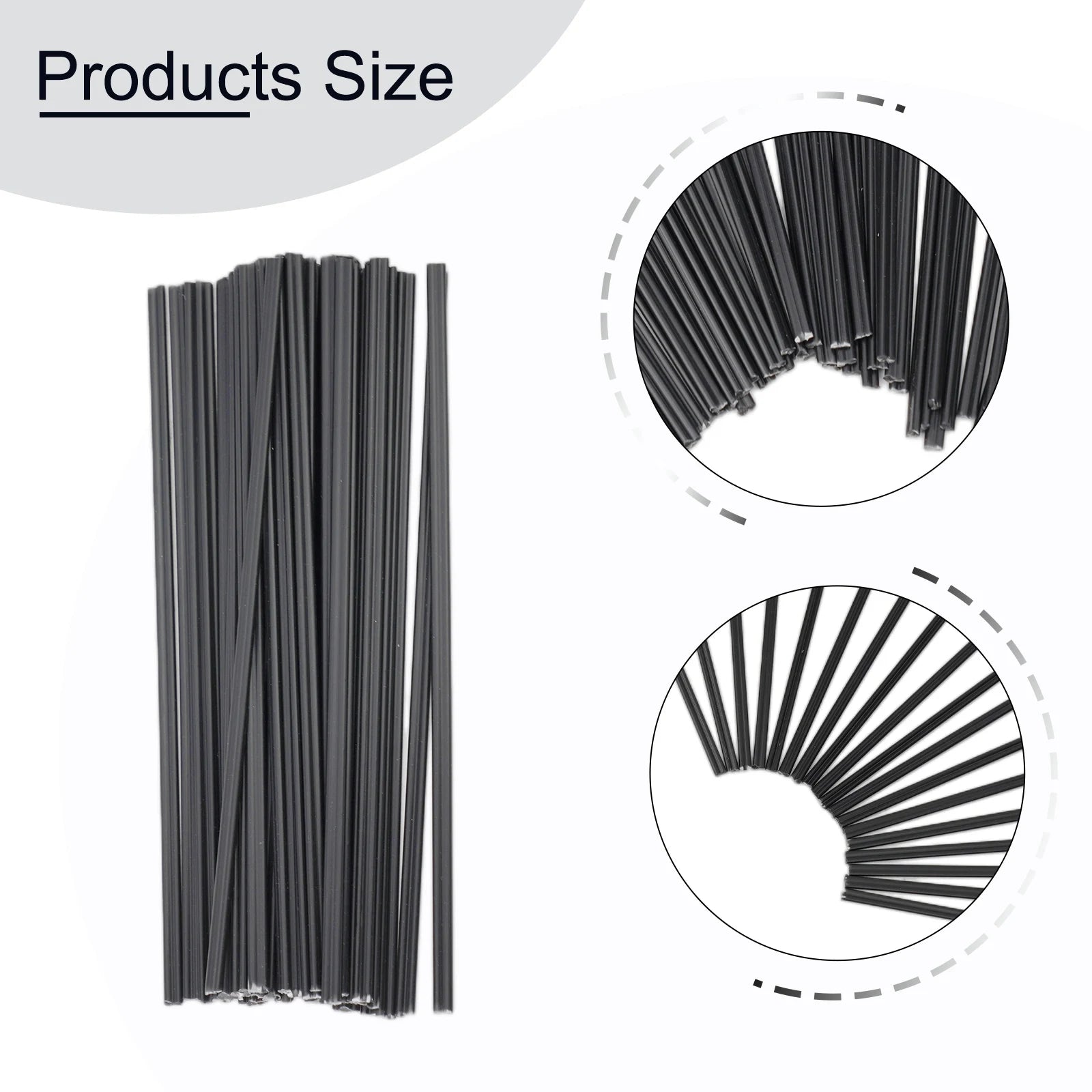 40 Pcs 200mm Length PP Black Plastic Welding Rods For Car Bumper Repair Welder Tool Herramientas Ferramentas Taladros Multitool Qme