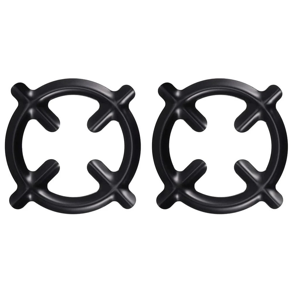 Mocha Coffee Pot Rings Coffee Pot Heating Rack Gas Cooker Stands Stove Protect Cover Gas Stover Protectors Kitchen Accessories Qme 2pcs
