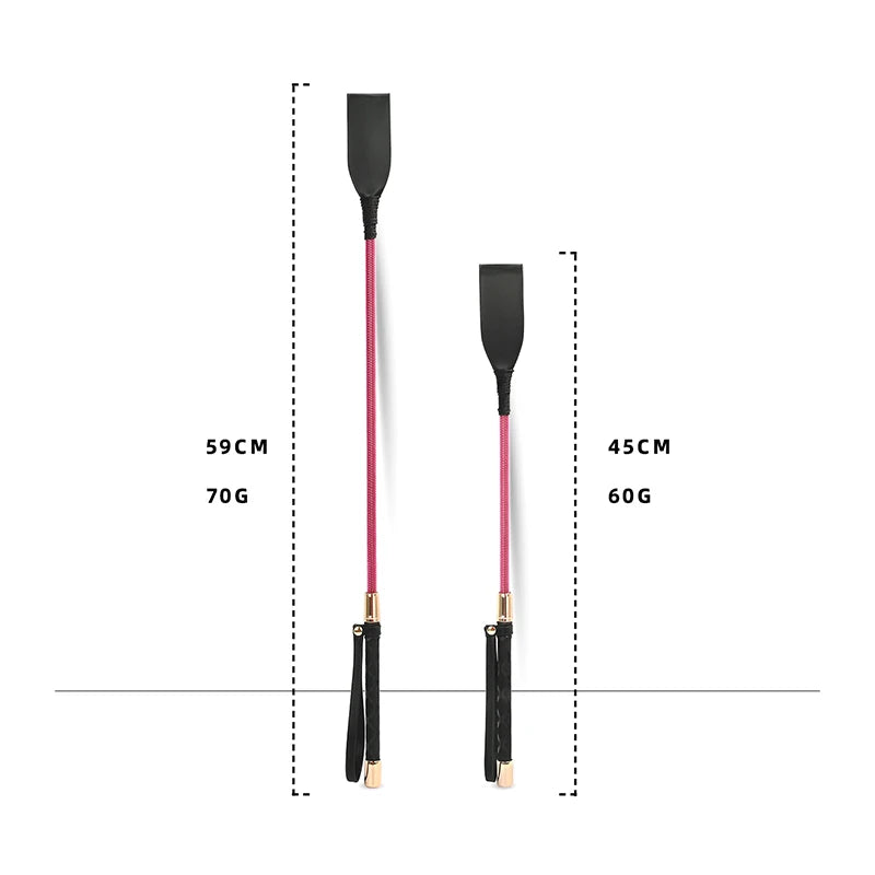 Riding Crop Equestrian Training Lightweight PU Leather Outdoor Qme