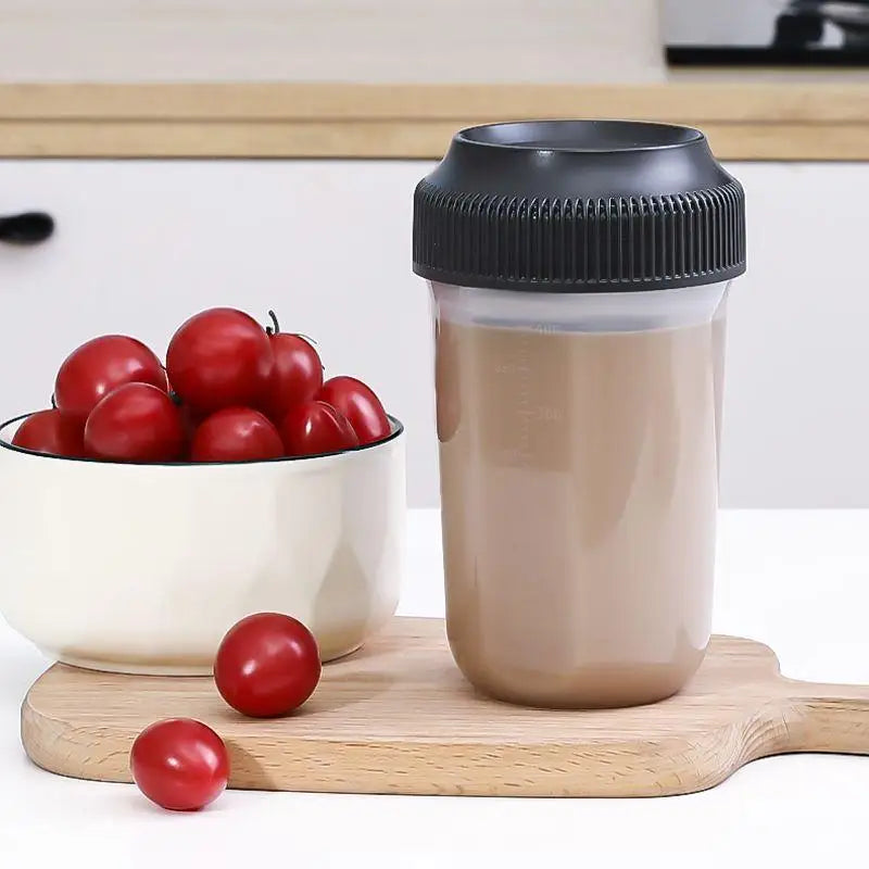 Fitness Shaker Cup Men Women Sports Protein Powder Milkshake Mixing Qme