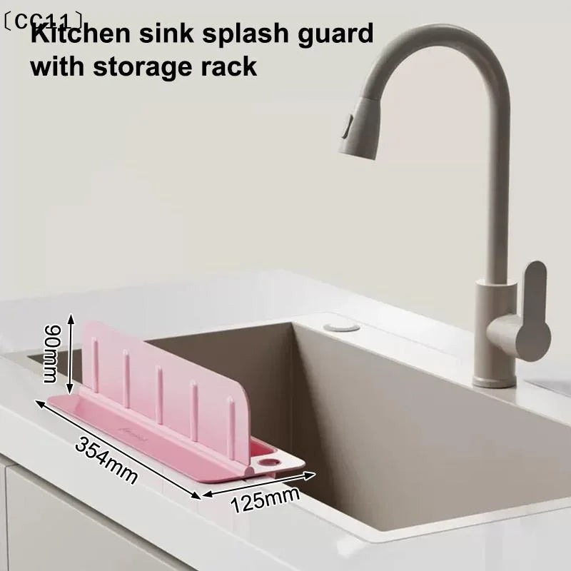 Silicone Sink Splash Guard Waterproof Splash-proof Design Drain Qme
