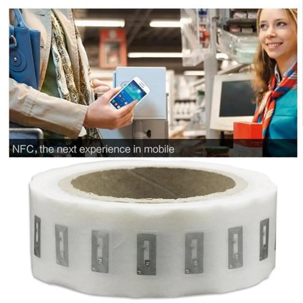 NEW NFC Chip Ntag213 Sticker Wet Inlay 11x21MM 13.56MHz Label Tag 213 Anti-counterfeiting Label Electronic Label 10Pcs Qme