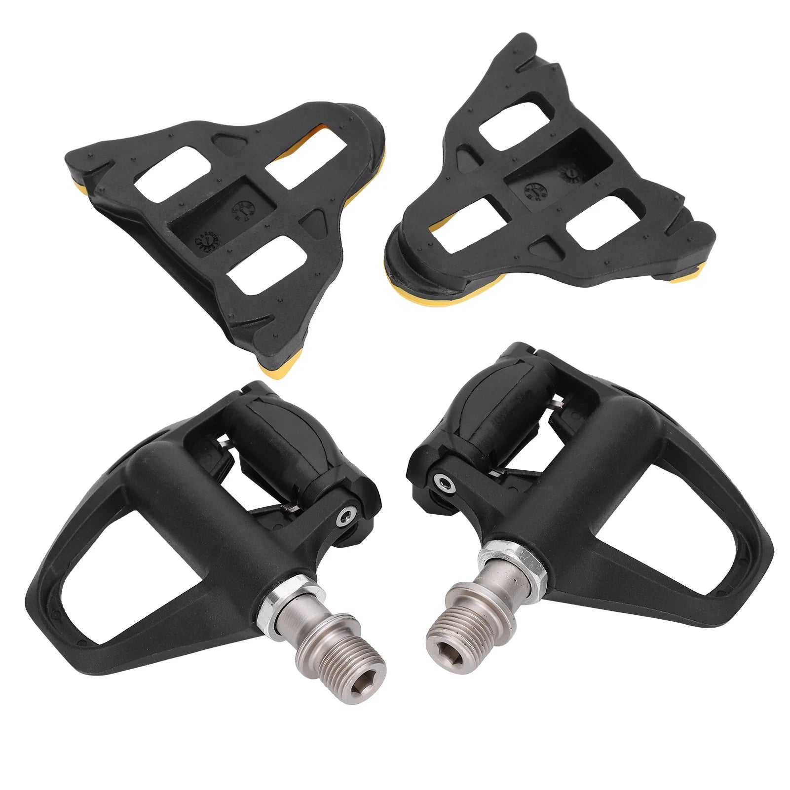 Bike Pedals ‑SL Cycling Road Bike Self‑Locking Pedals with Cleats Pedals Repair Replacement Road Bike Pedals Qme