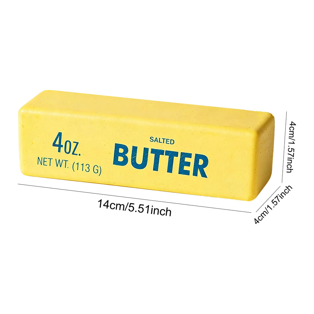 1/2/3PCS Butter Stick Squishy Fidget Toys Elastic Cheese Stick Funny Squeeze Prank Toy Stress Anxiety Relief Game Qme