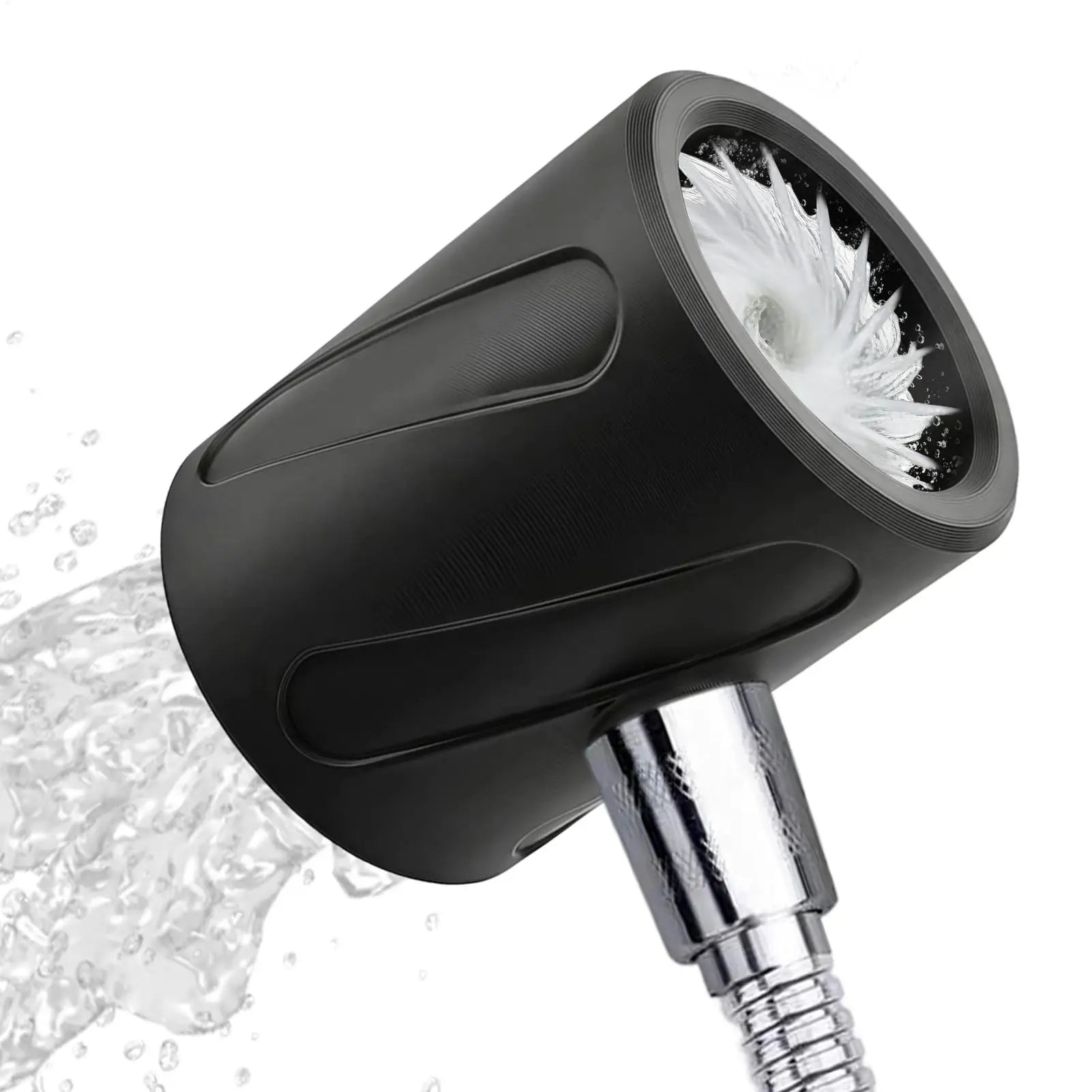 Men's Bathroom Shower Head High Pressure Wide Coverage Coarse Hole Handheld Bathroom Shower Head for Home Apartment Adults Qme