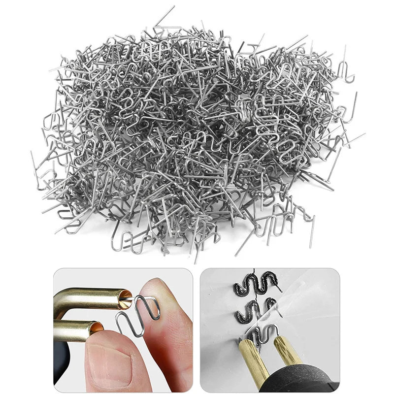 Plastic Welder Stapler Standard Pre-cut Corrugated Staples Bumper Qme